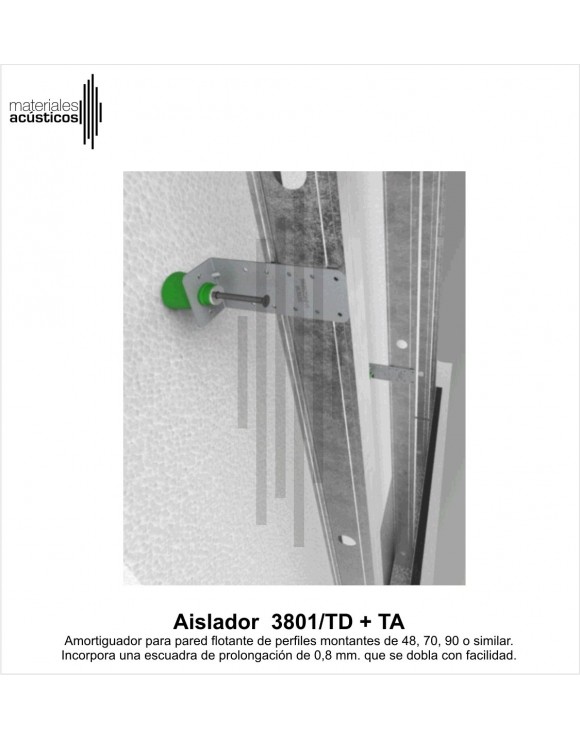 Aislador PARED 3801/TD + TA