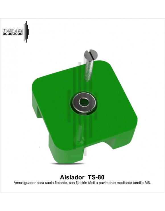 Aislador SUELO TS-80 150 KG-V